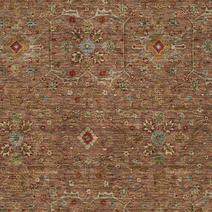 Homeroots 3' Black Brown Red Floral Washable Area Rug For Indoor Outdoor Spaces – Durable & Stylish Design 10' X 14' Polyester 604612