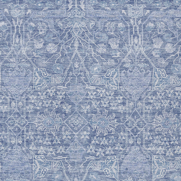 Homeroots 3' Artichoke Green And Ivory Floral Area Rug – Stylish, Washable, Indoor/Outdoor Design For Any Space 3' X 5' Polyester 604671