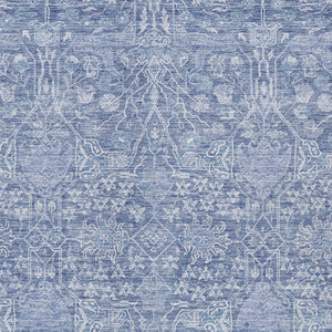 Homeroots 3' Artichoke Green And Ivory Floral Area Rug – Stylish, Washable, Indoor/Outdoor Design For Any Space 9' X 12' Polyester 604675