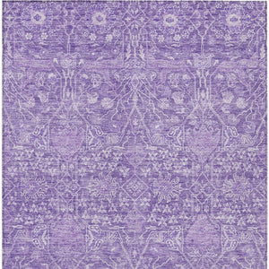 Homeroots 3' Artichoke Green And Ivory Floral Area Rug – Stylish, Washable, Indoor/Outdoor Design For Any Space 3' X 5' Polyester 604677