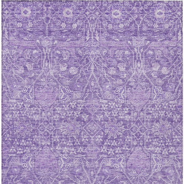 Homeroots 3' Artichoke Green And Ivory Floral Area Rug – Stylish, Washable, Indoor/Outdoor Design For Any Space 3' X 5' Polyester 604677