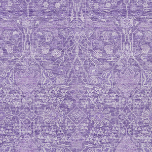 Homeroots 3' Artichoke Green And Ivory Floral Area Rug – Stylish, Washable, Indoor/Outdoor Design For Any Space 5' X 8' Polyester 604678