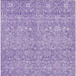 Homeroots 3' Artichoke Green And Ivory Floral Area Rug – Stylish, Washable, Indoor/Outdoor Design For Any Space 9' X 12' Polyester 604681