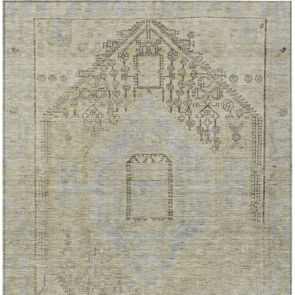 Homeroots 3' Stylish Pink And Sky Blue Oriental Washable Area Rug For Indoor And Outdoor Spaces, Durable Design 5' X 8' Polyester 604696