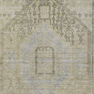 Homeroots 3' Stylish Pink And Sky Blue Oriental Washable Area Rug For Indoor And Outdoor Spaces, Durable Design 5' X 8' Polyester 604696