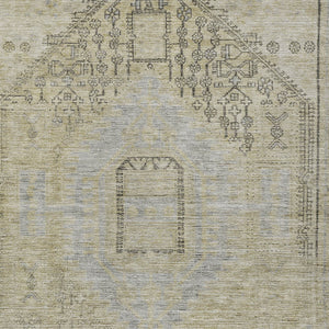 Homeroots 3' Stylish Pink And Sky Blue Oriental Washable Area Rug For Indoor And Outdoor Spaces, Durable Design 8' X 10' Polyester 604698