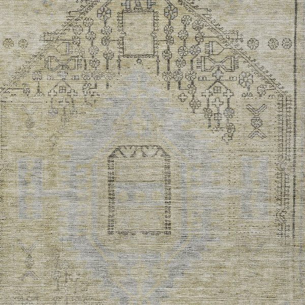 Homeroots 3' Stylish Pink And Sky Blue Oriental Washable Area Rug For Indoor And Outdoor Spaces, Durable Design 8' X 10' Polyester 604698