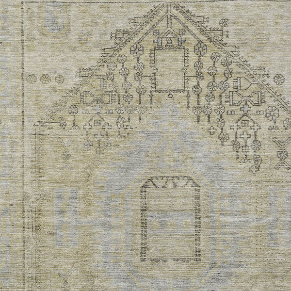 Homeroots 3' Stylish Pink And Sky Blue Oriental Washable Area Rug For Indoor And Outdoor Spaces, Durable Design 10' X 14' Polyester 604700