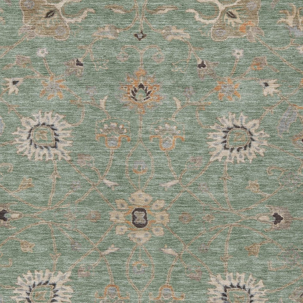 Homeroots 3' Black Brown And Ivory Floral Washable Rug – Perfect For Indoor And Outdoor Spaces, Durable Design 5' X 8' Polyester 604762