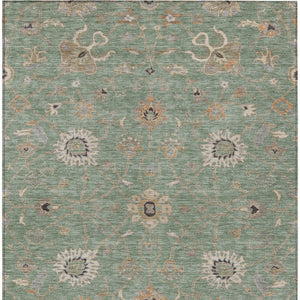 Homeroots 3' Black Brown And Ivory Floral Washable Rug – Perfect For Indoor And Outdoor Spaces, Durable Design 10' X 14' Polyester 604766