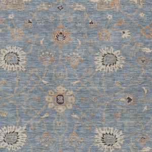 Homeroots 3' Black Brown And Ivory Floral Washable Rug – Perfect For Indoor And Outdoor Spaces, Durable Design 9' X 12' Polyester 604771