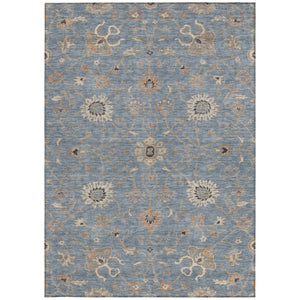 Homeroots 3' Black Brown And Ivory Floral Washable Rug – Perfect For Indoor And Outdoor Spaces, Durable Design 10' X 14' Polyester 604772