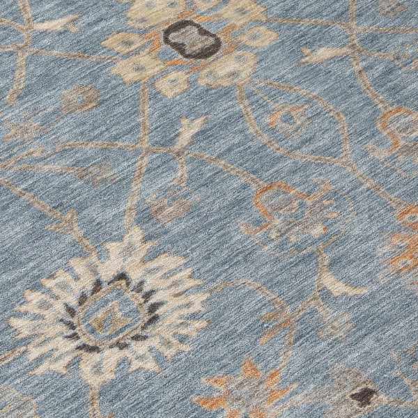 Homeroots 3' Black Brown And Ivory Floral Washable Rug – Perfect For Indoor And Outdoor Spaces, Durable Design 10' X 14' Polyester 604772