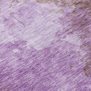 Homeroots 3' Green And Ivory Abstract Washable Area Rug For Indoor And Outdoor Spaces - Durable, Stylish Design 8' Round Polyester 604799