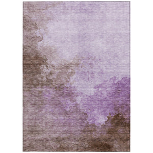 Homeroots 3' Green And Ivory Abstract Washable Area Rug For Indoor And Outdoor Spaces - Durable, Stylish Design 8' X 10' Polyester 604800