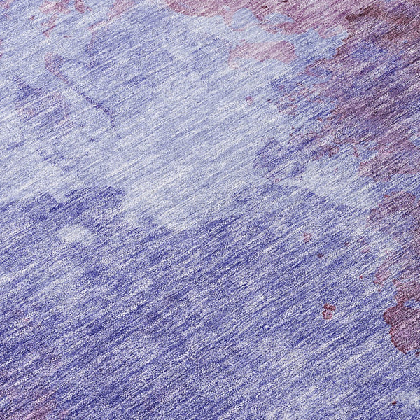 Homeroots 3' Green And Ivory Abstract Washable Area Rug For Indoor And Outdoor Spaces - Durable, Stylish Design 8' Round Polyester 604829