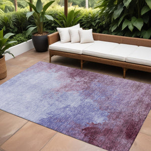 Homeroots 3' Green And Ivory Abstract Washable Area Rug For Indoor And Outdoor Spaces - Durable, Stylish Design 9' X 12' Polyester 604831