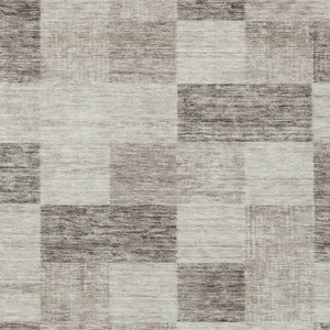 Homeroots 3' Beige And Gray Geometric Washable Area Rug - Perfect For Indoor And Outdoor Spaces, Stylish & Durable 3' X 5' Polyester 604845
