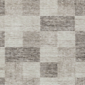 Homeroots 3' Beige And Gray Geometric Washable Area Rug - Perfect For Indoor And Outdoor Spaces, Stylish & Durable 5' X 8' Polyester 604846