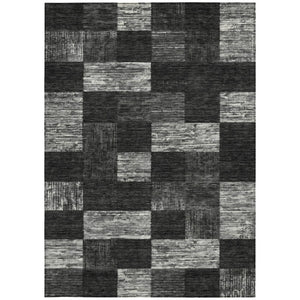 Homeroots 3' Beige And Gray Geometric Washable Area Rug - Perfect For Indoor And Outdoor Spaces, Stylish & Durable 3' X 5' Polyester 604851