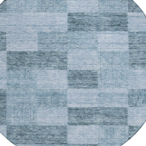Homeroots 3' Beige And Gray Geometric Washable Area Rug - Perfect For Indoor And Outdoor Spaces, Stylish & Durable 8' Round Polyester 604865