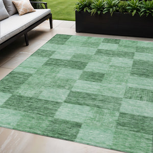 Homeroots 3' Beige And Gray Geometric Washable Area Rug - Perfect For Indoor And Outdoor Spaces, Stylish & Durable 5' X 8' Polyester 604870