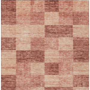 Homeroots 3' Beige And Gray Geometric Washable Area Rug - Perfect For Indoor And Outdoor Spaces, Stylish & Durable 9' X 12' Polyester 604885