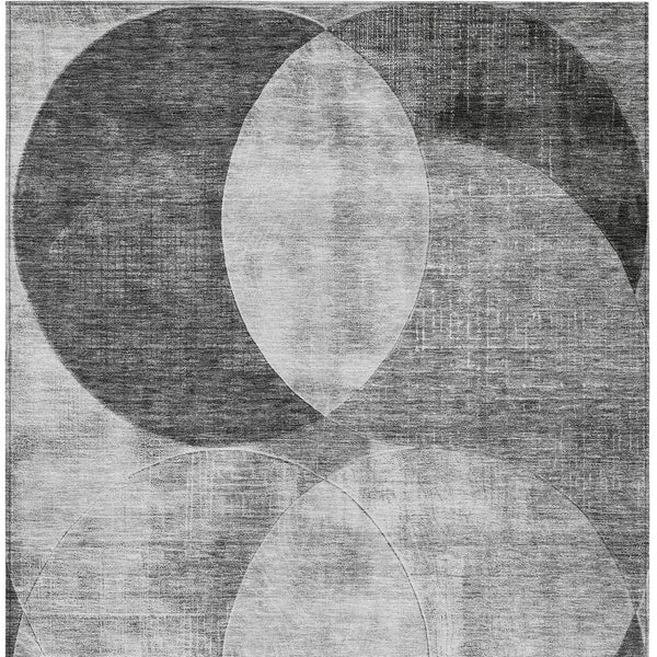 Homeroots 3' Geometric Artichoke Green, Brown & Beige Washable Indoor-outdoor Area Rug For Versatile Style 5' X 8' Polyester 604912