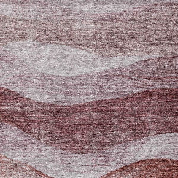 Homeroots 3' Blush And Brown Abstract Washable Area Rug For Indoor And Outdoor Use - Stylish And Durable Design 3' X 5' Polyester 604959