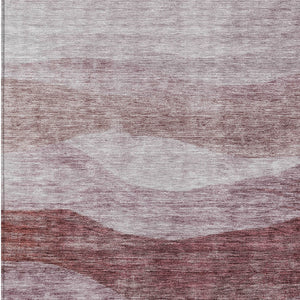 Homeroots 3' Blush And Brown Abstract Washable Area Rug For Indoor And Outdoor Use - Stylish And Durable Design 10' X 14' Polyester 604964