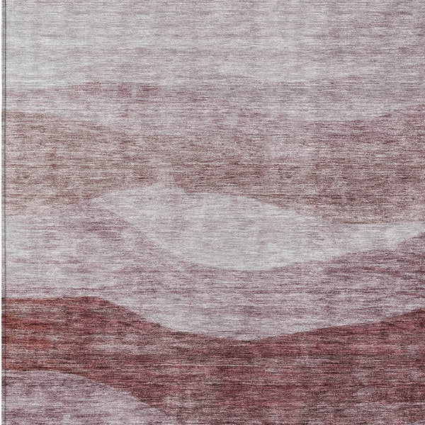 Homeroots 3' Blush And Brown Abstract Washable Area Rug For Indoor And Outdoor Use - Stylish And Durable Design 10' X 14' Polyester 604964