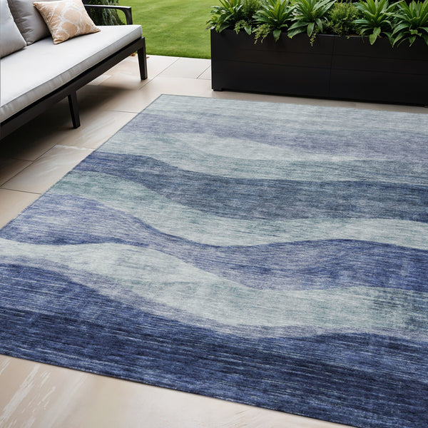 Homeroots 3' Blush And Brown Abstract Washable Area Rug For Indoor And Outdoor Use - Stylish And Durable Design 5' X 8' Polyester 604966