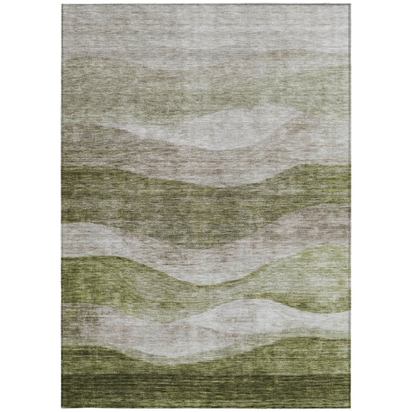 Homeroots 3' Blush And Brown Abstract Washable Area Rug For Indoor And Outdoor Use - Stylish And Durable Design 3' X 5' Polyester 604971