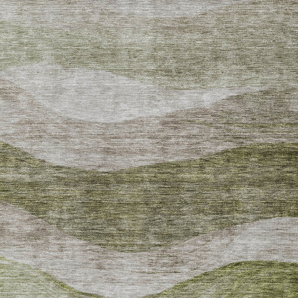 Homeroots 3' Blush And Brown Abstract Washable Area Rug For Indoor And Outdoor Use - Stylish And Durable Design 5' X 8' Polyester 604972