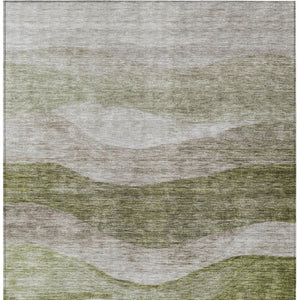 Homeroots 3' Blush And Brown Abstract Washable Area Rug For Indoor And Outdoor Use - Stylish And Durable Design 8' X 10' Polyester 604974