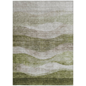 Homeroots 3' Blush And Brown Abstract Washable Area Rug For Indoor And Outdoor Use - Stylish And Durable Design 9' X 12' Polyester 604975