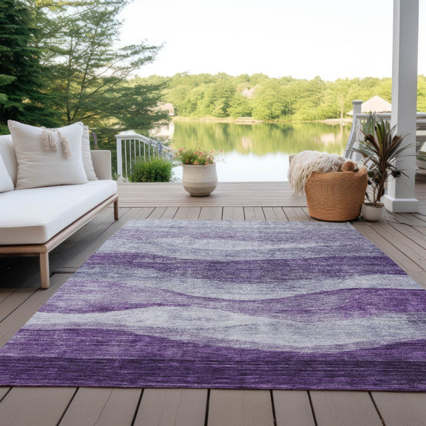 Homeroots 3' Blush And Brown Abstract Washable Area Rug For Indoor And Outdoor Use - Stylish And Durable Design 9' X 12' Polyester 604987
