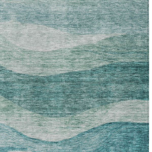 Homeroots 3' Blush And Brown Abstract Washable Area Rug For Indoor And Outdoor Use - Stylish And Durable Design 5' X 8' Polyester 604990