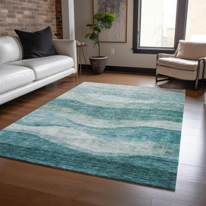 Homeroots 3' Blush And Brown Abstract Washable Area Rug For Indoor And Outdoor Use - Stylish And Durable Design 8' X 10' Polyester 604992