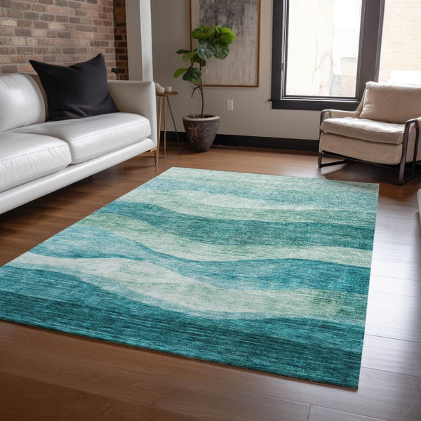 Homeroots 3' Blush And Brown Abstract Washable Area Rug For Indoor And Outdoor Use - Stylish And Durable Design 9' X 12' Polyester 604999