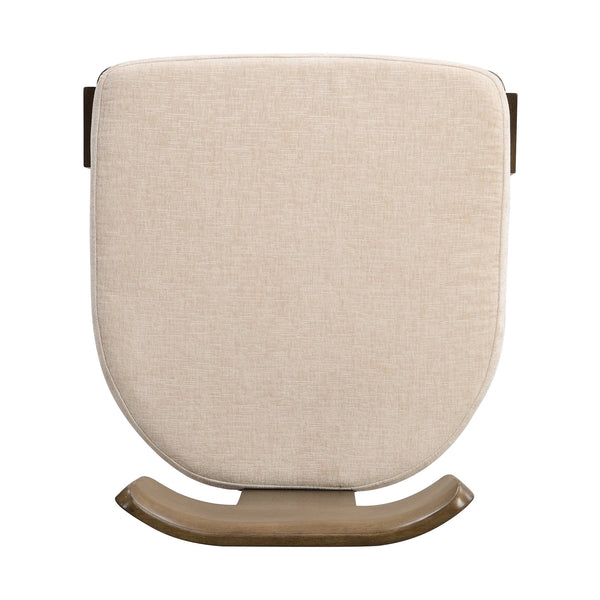 English Elm Christopher Knight Home® - Upholstered Modern Dining Chairs Set of 2 with Comfortable Fabric Seats, Solid Rubber Wood Legs, 330lb capacity and Timeless Design Beige N779P236964A