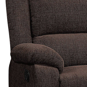 English Elm Brown Plush Pillow-Top Arms Glider Recliner with Pocket Coil Comfort, Tailored Cushions & Chenille Luxury - Reclining Motion Seat for Living Room Relaxation, 39.5"H x 36.5"W x 40.5"D B062P184512