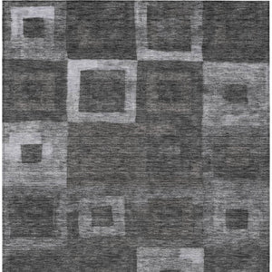 Homeroots 3' Stylish Beige Gold & Denim Blue Geometric Indoor-outdoor Area Rug - Durable, Washable & Versatile 3' X 5' Polyester 605013