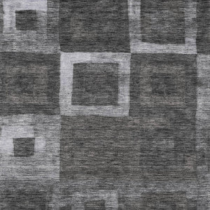 Homeroots 3' Stylish Beige Gold & Denim Blue Geometric Indoor-outdoor Area Rug - Durable, Washable & Versatile 3' X 5' Polyester 605013