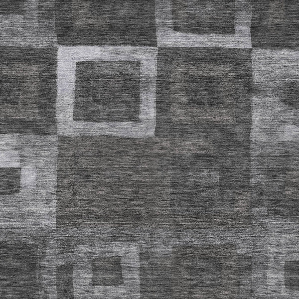 Homeroots 3' Stylish Beige Gold & Denim Blue Geometric Indoor-outdoor Area Rug - Durable, Washable & Versatile 5' X 8' Polyester 605014