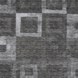 Homeroots 3' Stylish Beige Gold & Denim Blue Geometric Indoor-outdoor Area Rug - Durable, Washable & Versatile 9' X 12' Polyester 605017