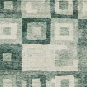 Homeroots 3' Stylish Beige Gold & Denim Blue Geometric Indoor-outdoor Area Rug - Durable, Washable & Versatile 10' X 14' Polyester 605036