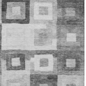 Homeroots 3' Stylish Beige Gold & Denim Blue Geometric Indoor-outdoor Area Rug - Durable, Washable & Versatile 3' X 5' Polyester 605037