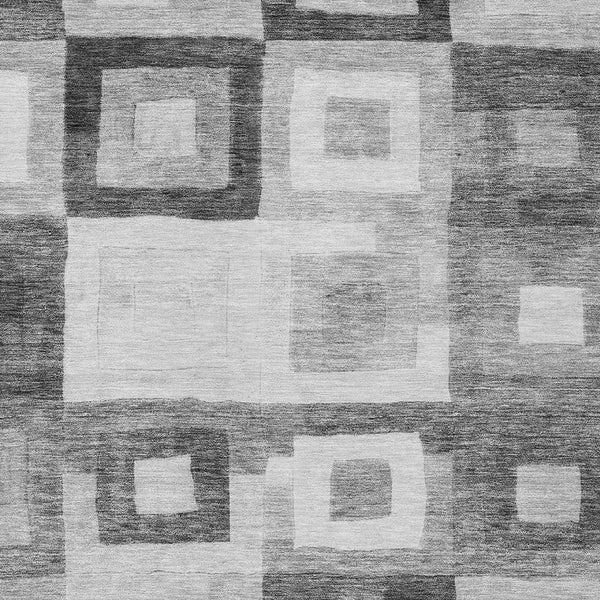 Homeroots 3' Stylish Beige Gold & Denim Blue Geometric Indoor-outdoor Area Rug - Durable, Washable & Versatile 9' X 12' Polyester 605041