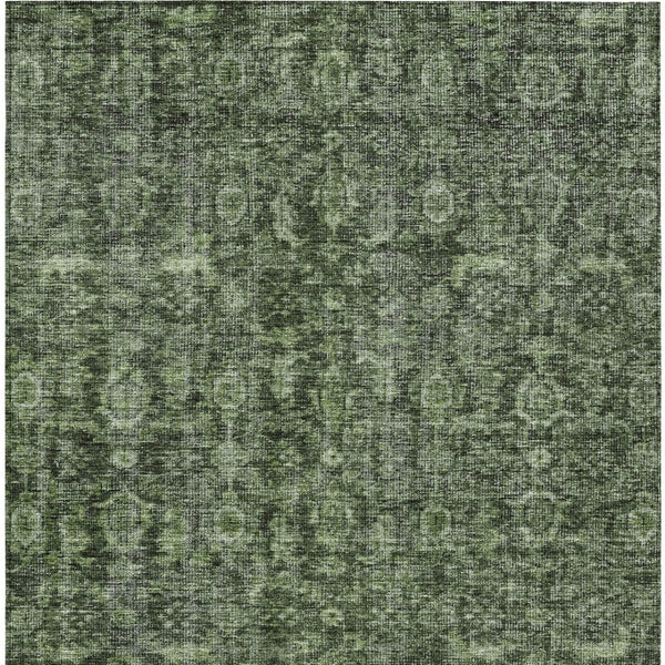 Homeroots 3' Durable Blue And Black Damask Washable Area Rug For Indoor And Outdoor Spaces, Versatile Style 5' X 8' Polyester 605092